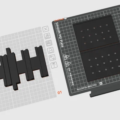 Giá đỡ tuốc nơ vít lục giác tiện lợi cho bàn làm việc DIY