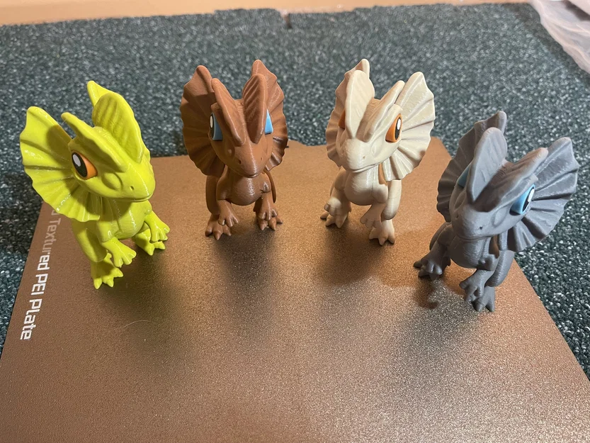 Dilophosaurus "Cresty" Dễ Thương – PHIÊN BẢN HOẠT HÌNH (Không cần AMS) - Image 2