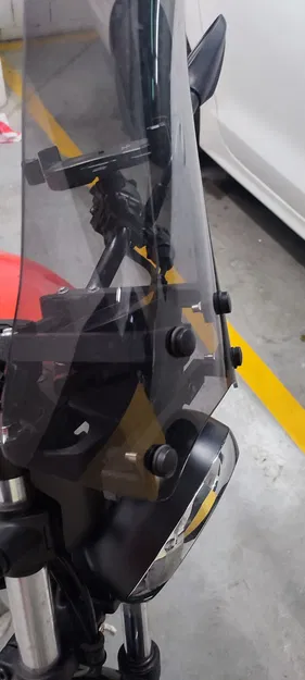 Giá đỡ kính chắn gió cho QJMotor 125SRV (Đời 2025) - Image 4