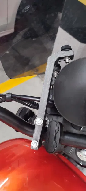 Giá đỡ kính chắn gió cho QJMotor 125SRV (Đời 2025) - Image 5