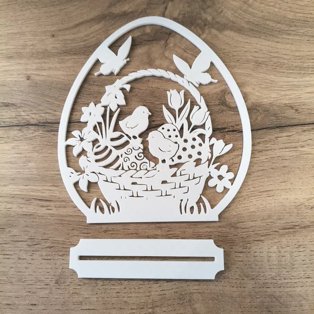 Mẫu trang trí quả trứng Phục Sinh 3D tinh tế cho bàn làm việc - Image 2