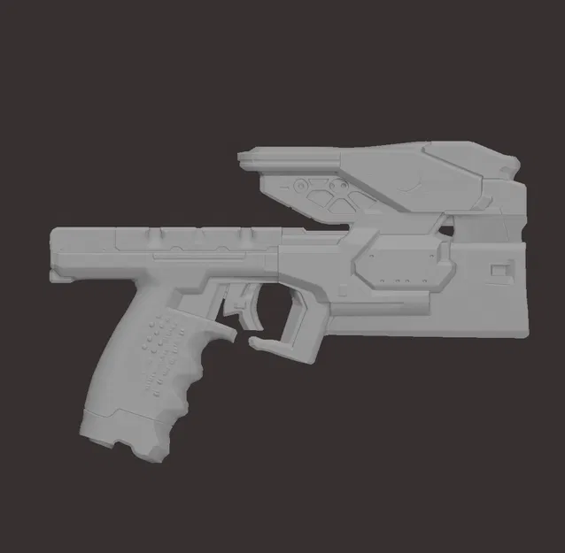 Mô hình súng Kappa x-mod 2 phong cách Cyberpunk 2077 - Image 4