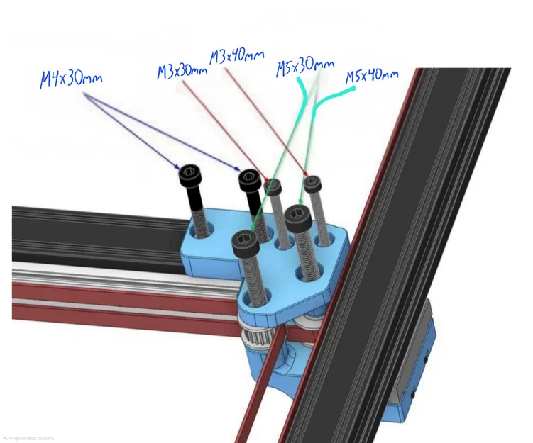SV08 XOL/A4T Toolhead X Gantry - Tối ưu hóa hành trình và dây đai - Image 6