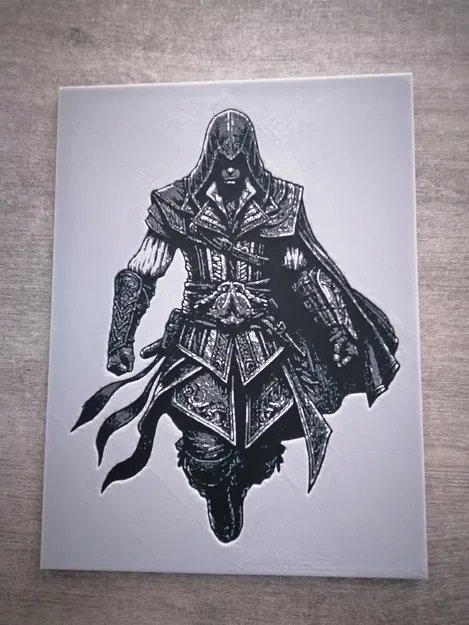 Tranh in 3D Hue Forge Assassin's Creed 2 cực chất cho game thủ - Image 1