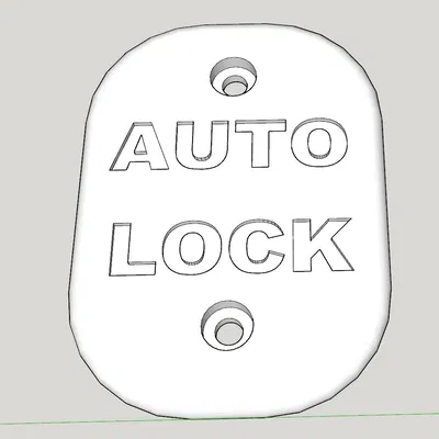 Miếng Che Lỗ Khóa Cửa (Door Lock Cover Plate)