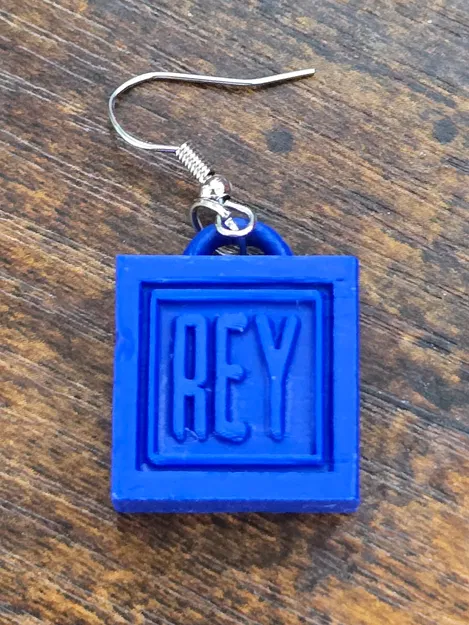 Mô hình 3D bông tai và móc khóa hình bánh xà phòng Jabon Rey độc đáo - Image 1