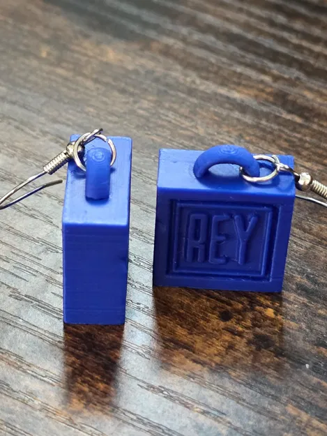 Mô hình 3D bông tai và móc khóa hình bánh xà phòng Jabon Rey độc đáo - Image 2