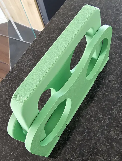 Khay Đựng 4 Ly Có Tay Cầm Gấp Gọn In Liền Khối - Image 2