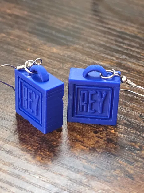 Mô hình 3D bông tai và móc khóa hình bánh xà phòng Jabon Rey độc đáo - Image 4