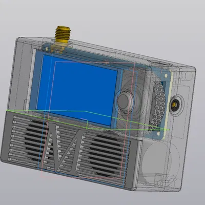 Vỏ hộp bảo vệ (housing) cho thiết bị thu tín hiệu ats-mini