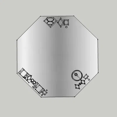 Mô hình 3D Chìa khóa phi thuyền Smallville (Ship/Fortress Key)