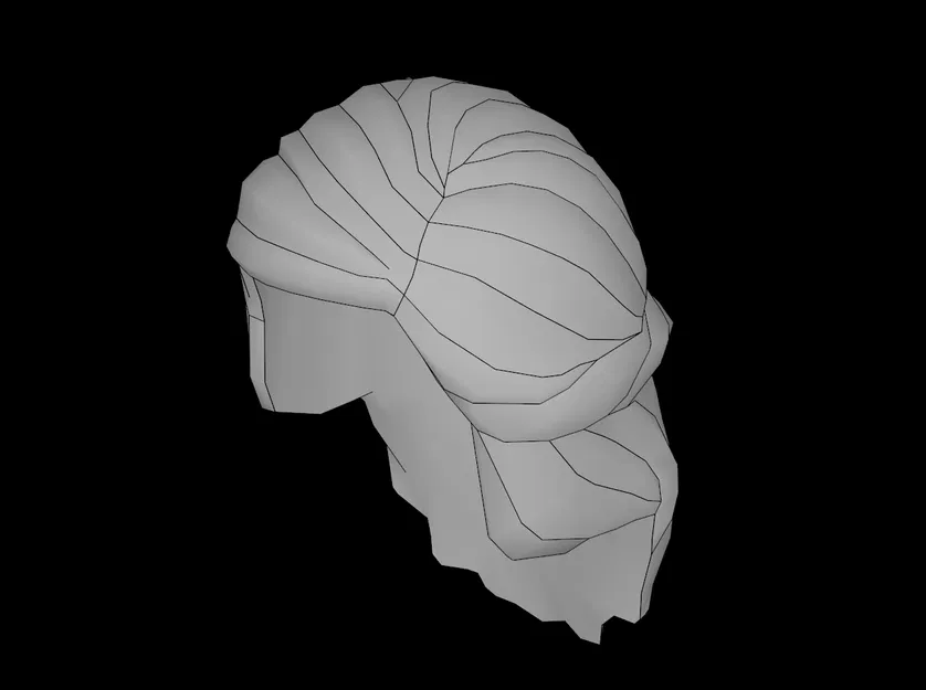 Mô hình tóc tết kiểu Pháp (French Braid) cho Minifig tương thích LEGO - Image 1