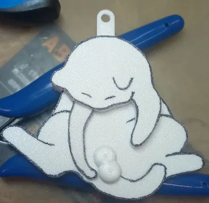 Mô hình chú mèo đang chơi với những quả bóng - Image 1