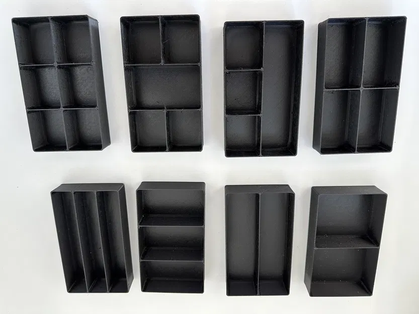 Bộ sưu tập hộp đựng linh kiện 16 ngăn (2 độ cao) - Tương thích khay Aldi - Image 1