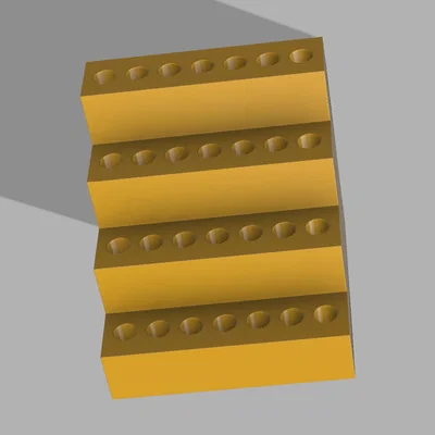 Giá đỡ bút 4 tầng trưng bày 3D in ấn - Phụ kiện trưng bày chuyên nghiệp