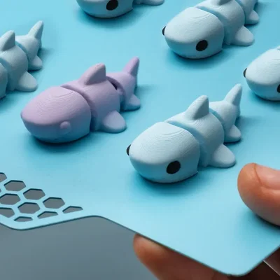 Mô hình cá mập khớp nối Sharky Articulated (Print-in-place)