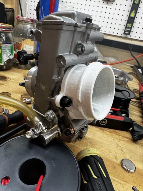 Adapter Cổ Hút Từ Hộp Gió Sang Chế Hòa Khí FCR39 Cho DRZ400 - Image 1