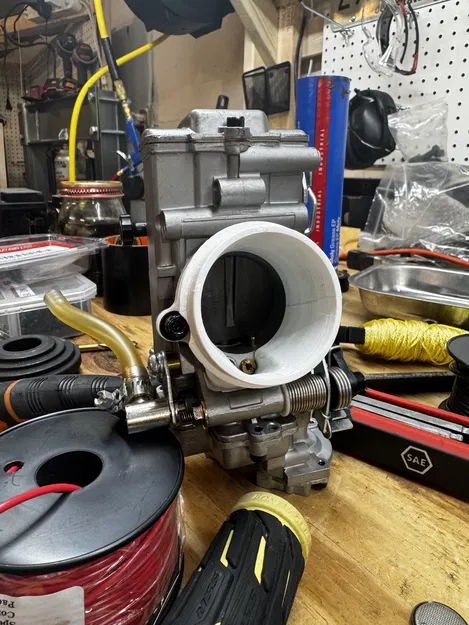 Adapter Cổ Hút Từ Hộp Gió Sang Chế Hòa Khí FCR39 Cho DRZ400 - Image 2