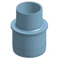 Đầu chuyển đổi giảm đường kính ống thoát nước máy giặt (40mm sang 27mm) - Thumbnail 1