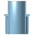 Đầu chuyển đổi giảm đường kính ống thoát nước máy giặt (40mm sang 27mm) - Thumbnail 2