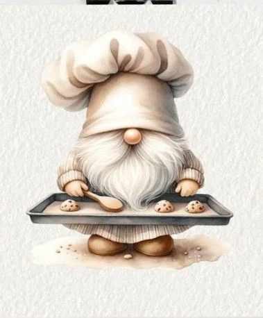 Mô hình chú lùn Cookie Gnome làm bánh 3D đáng yêu - Image 2