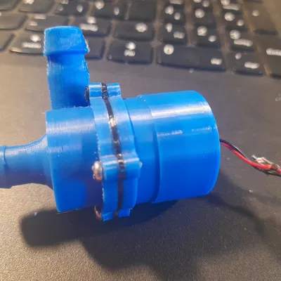 Hướng dẫn in 3D máy bơm nước mini tận dụng motor ổ đĩa DVD cũ