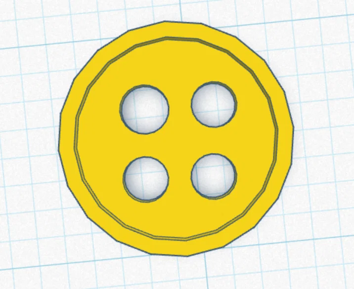 Mô hình 3D Butt Coin từ game Yeeps Hide and Seek - Image 2