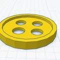 Mô hình 3D Butt Coin từ game Yeeps Hide and Seek - Thumbnail 3