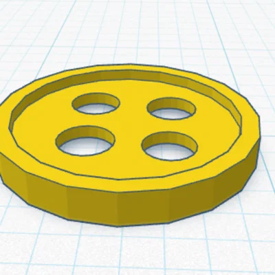 Mô hình 3D Butt Coin từ game Yeeps Hide and Seek