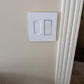 Đế gắn công tắc đèn Decora (2 nút) cho IKEA BILRESA - Thumbnail 2