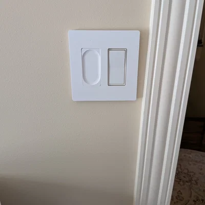 Đế gắn công tắc đèn Decora (2 nút) cho IKEA BILRESA