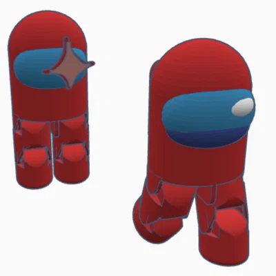 Mô hình Among Us phiên bản 2.0 có khớp nối!