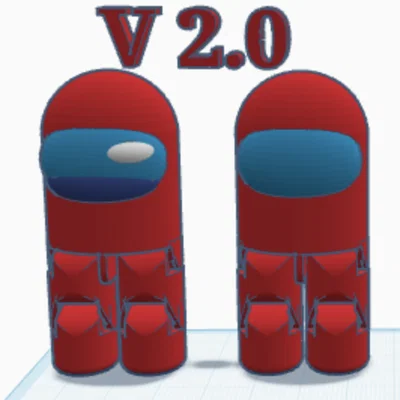 Mô hình Among Us phiên bản 2.0 có khớp nối!