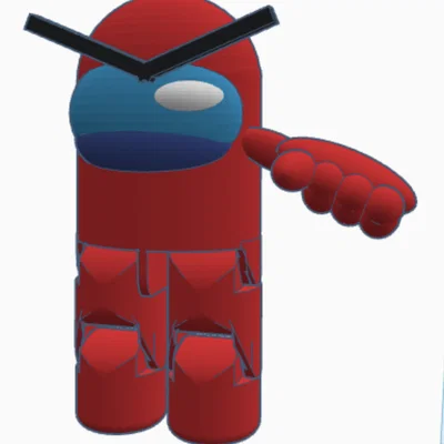 Mô hình Among Us phiên bản 2.0 có khớp nối!