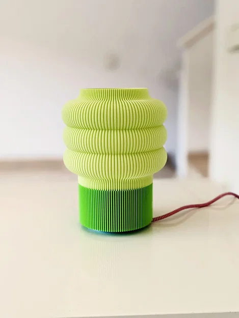 Đèn để bàn 3D 🅻🜂M🅟 phong cách hiện đại (Vase Mode) - Image 1