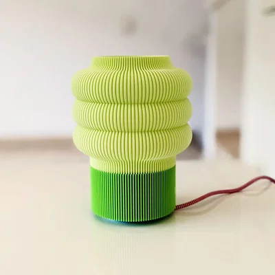 Đèn để bàn 3D 🅻🜂M🅟 phong cách hiện đại (Vase Mode)