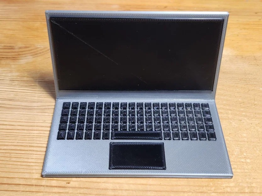 Laptop đồ chơi mini với khớp nối linh hoạt - Image 2