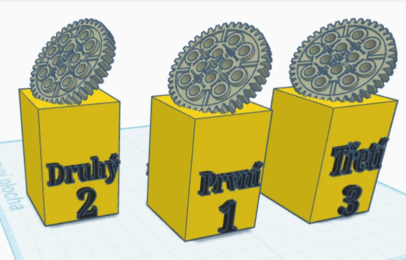 Bộ Cúp Lưu Niệm Phong Cách LEGO - Món Quà Độc Đáo Cho Mọi Cuộc Thi - Image 1