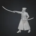 Mô hình 3D chiến binh Cossack Swordsman tinh xảo cho dân sưu tầm - Thumbnail 1