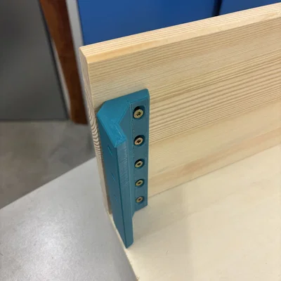 Ke góc 3D hỗ trợ gắn mặt trước ngăn kéo gỗ bền chắc