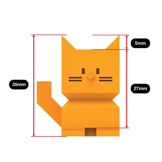 Cali Cat - Chú Mèo Kiểm Chuẩn Máy In 3D - Image 3
