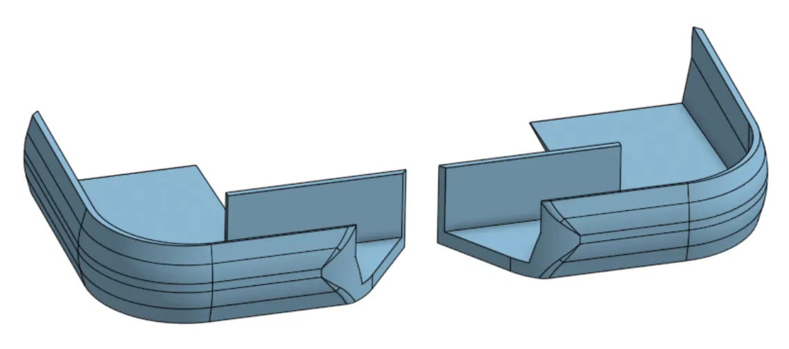 Miếng dẫn hướng thoát nước nóc xe Land Rover 90/110/Defender - Image 2