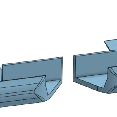 Miếng dẫn hướng thoát nước nóc xe Land Rover 90/110/Defender
