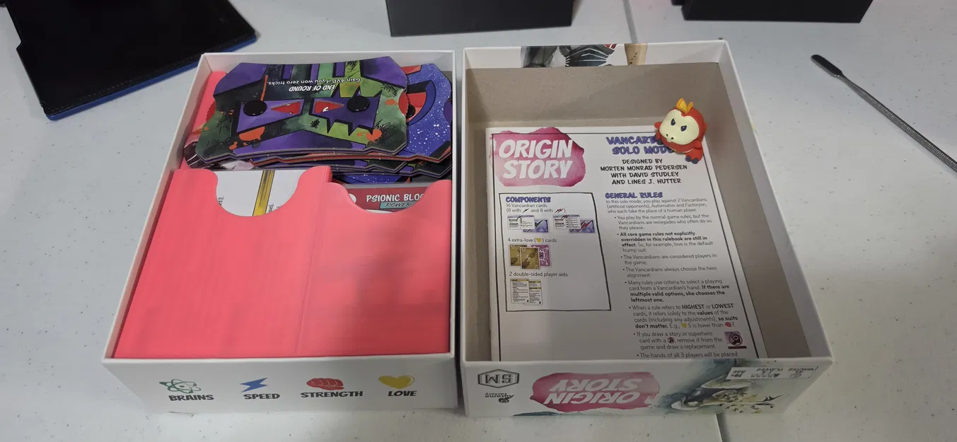 Origin Story - Khay đựng linh kiện 3D (Sleeved, không hở nắp hộp) - Image 1