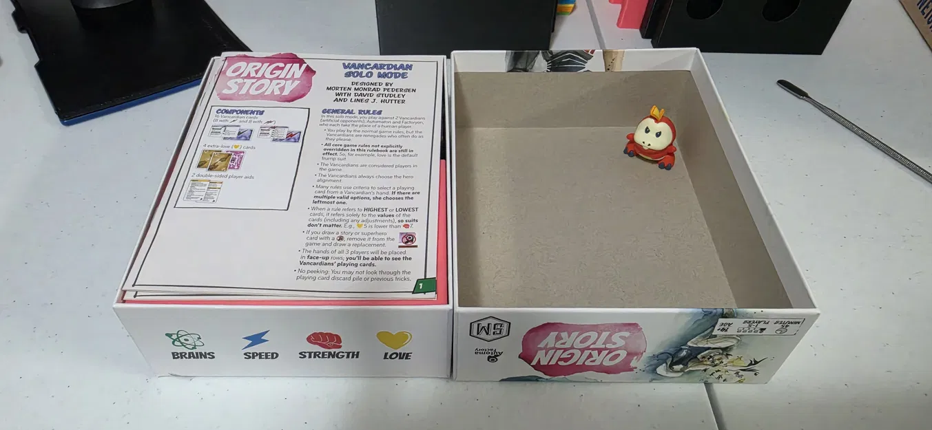 Origin Story - Khay đựng linh kiện 3D (Sleeved, không hở nắp hộp) - Image 3