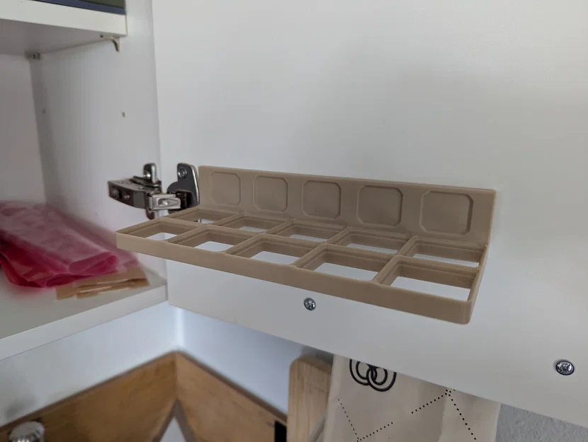 Tấm đế Gridfinity 5x2 gắn tường - Tối ưu hóa không gian lưu trữ - Image 2