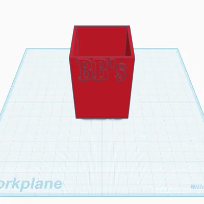 Hộp đựng đạn nhựa BB thiết kế tối giản - Phụ kiện in 3D tiện lợi