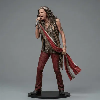 Mô hình 3D Steven Tyler (Aerosmith) cực chất dành cho fan rock