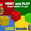 Hạt xâu vòng kiểu LEGO (LEGO beads) 3D - Phụ kiện sáng tạo độc đáo - Thumbnail 1
