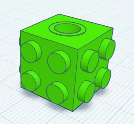 Hạt xâu vòng kiểu LEGO (LEGO beads) 3D - Phụ kiện sáng tạo độc đáo - Image 3